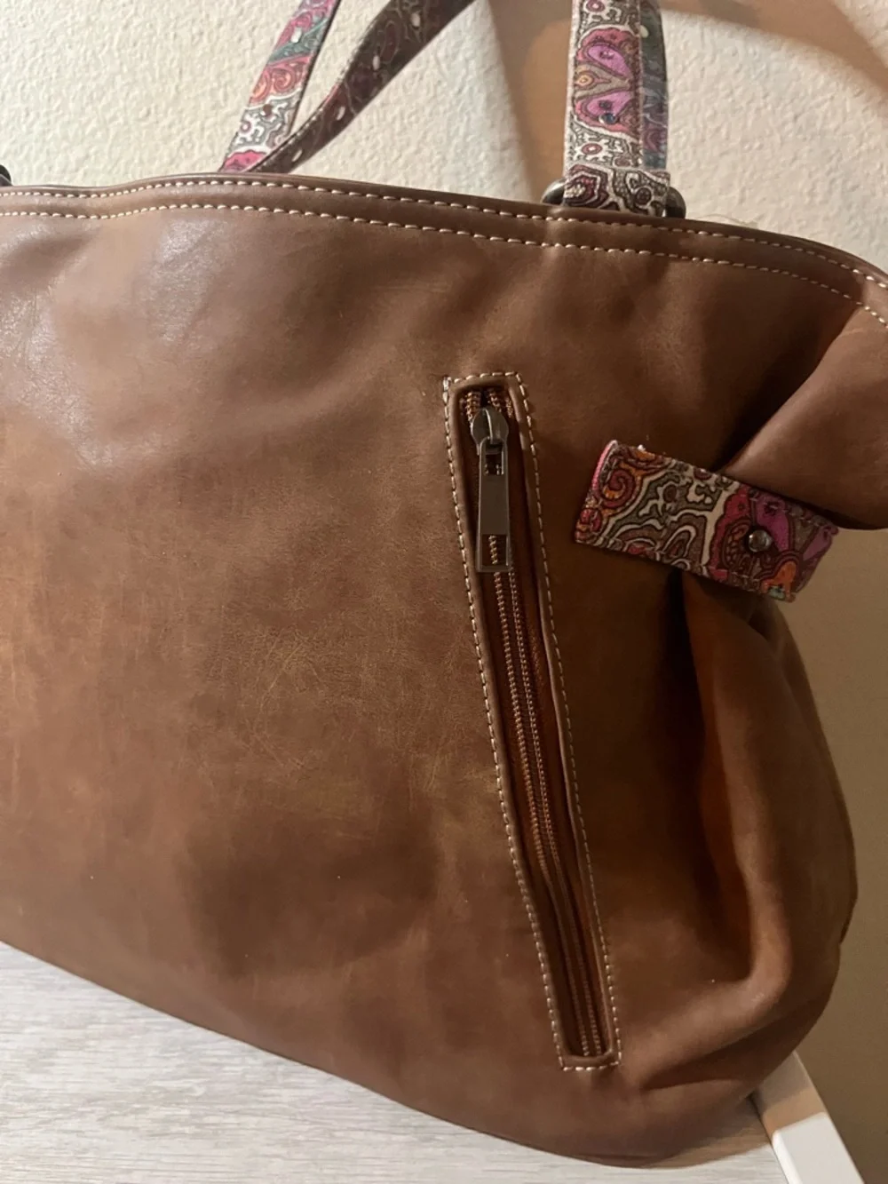 Vintage Way West Boho Handbag with Cross